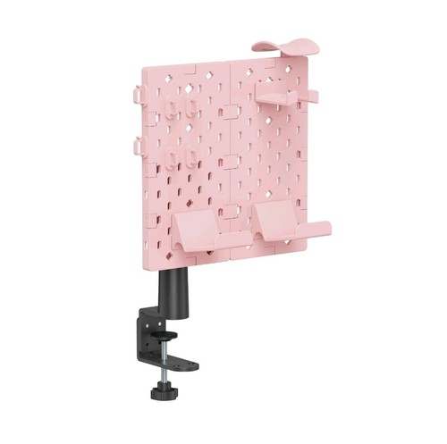 Pink gaming setup organizer - gaming,